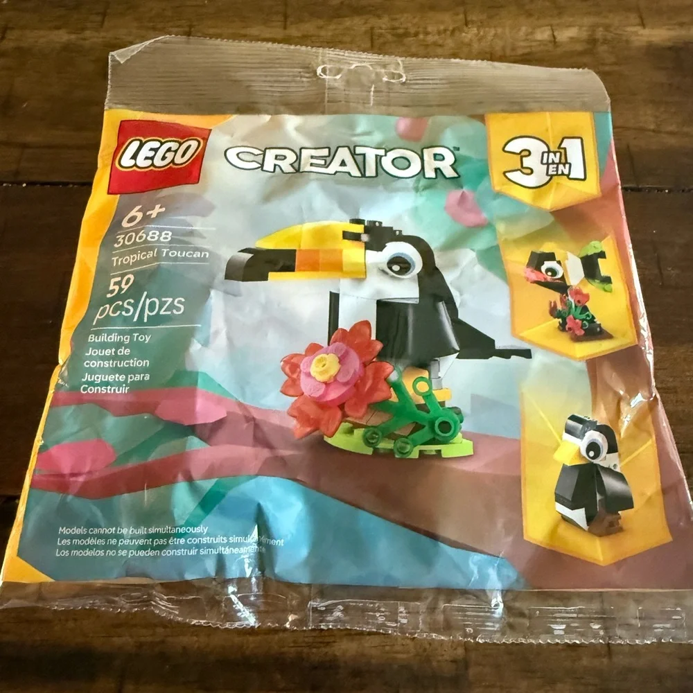 LEGO Creator Tropical Toucan NEW SEALED! 3 in 1 Set #30688